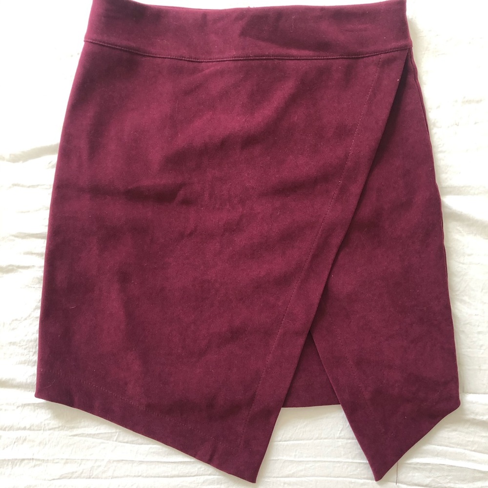 Suede Fall Skirt
